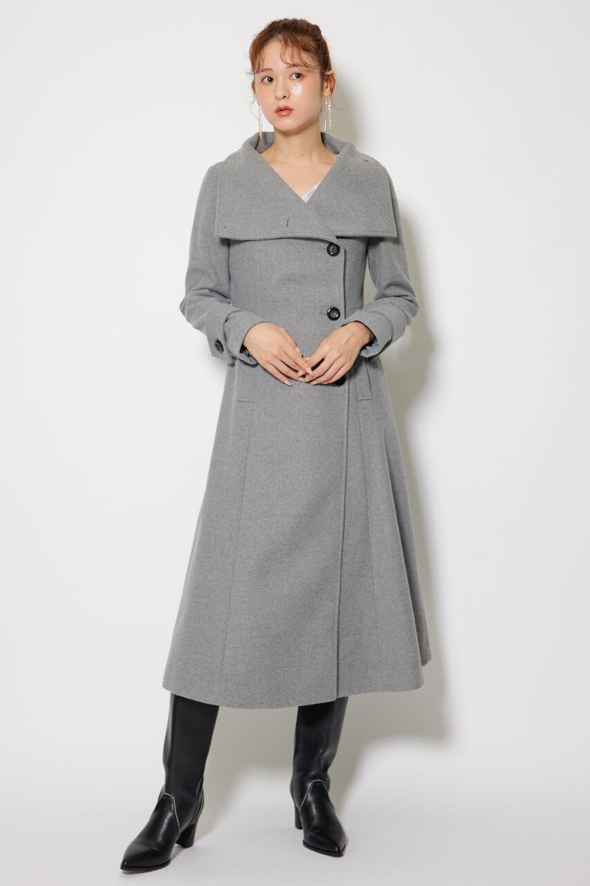 rienda「25オーバーネックシンデレララインコート」|その他|