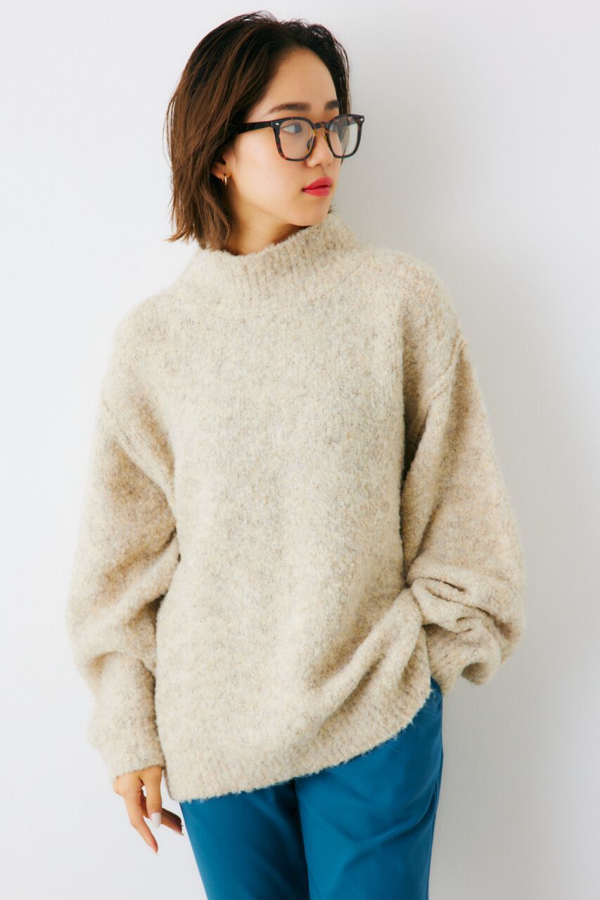 RODEO CROWNS「ミックスブークレルーズタートルニット」|ニット・セーター|IVOY3