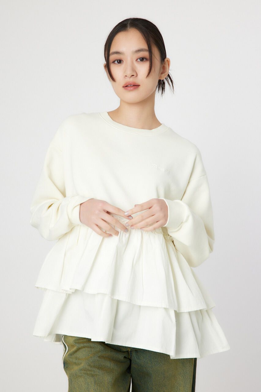 RODEO CROWNS「ピグメント布帛ドッキングトップス」|Tシャツ・カットソー|IVOY3