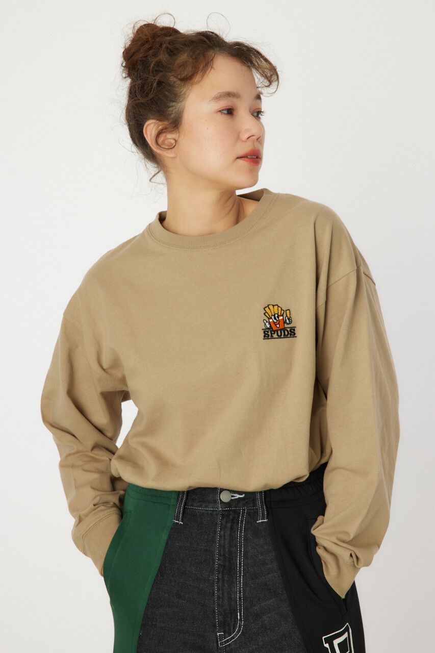 RODEO CROWNS「アソートワンポイント刺繍ロングTシャツ」|Tシャツ・カットソー|