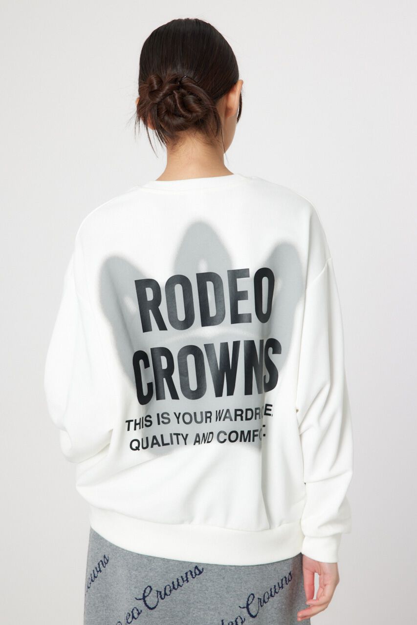 RODEO CROWNS「王冠 ロゴスウェット」|パーカー|O/WHT1