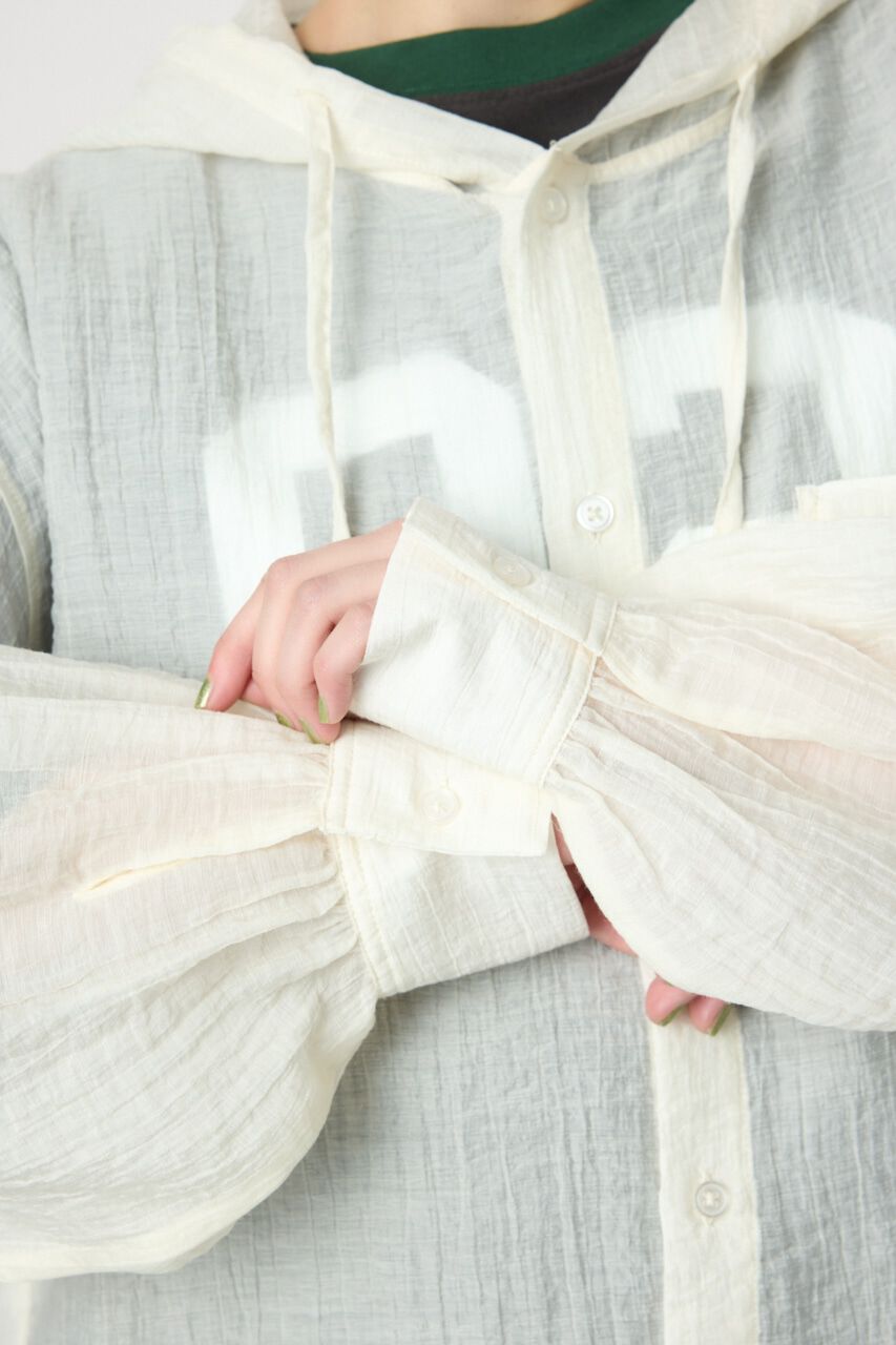 RODEO CROWNS「ワッシャーフーディーシャツ」|シャツ・ブラウス|