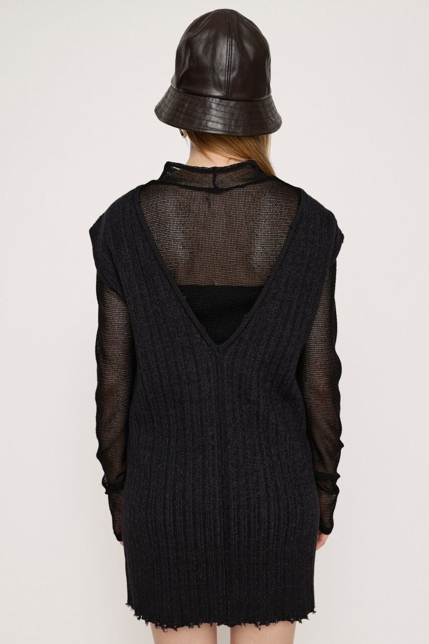 SLY「DAMAGE HEM 2WAY ショートワンピース」|ワンピース|