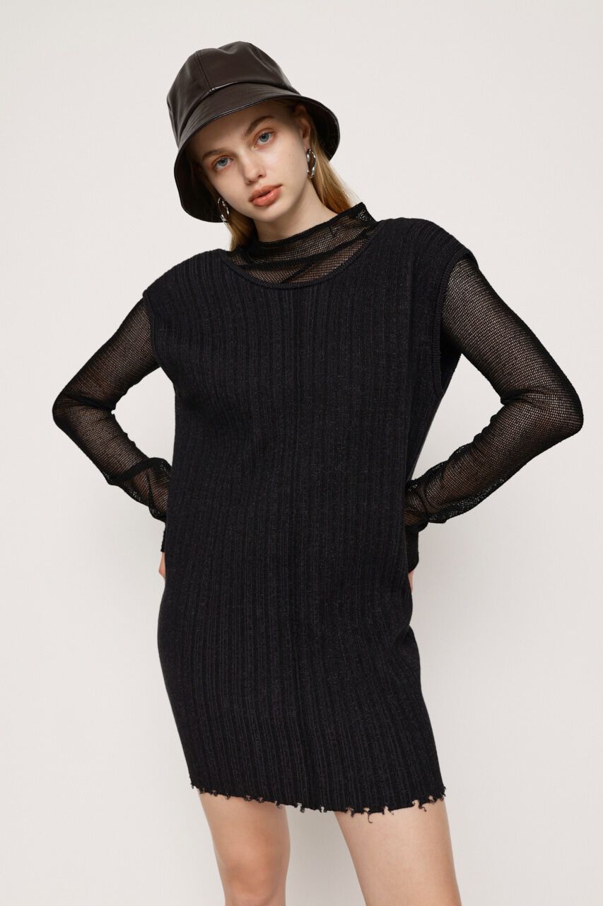 SLY「DAMAGE HEM 2WAY ショートワンピース」|ワンピース|