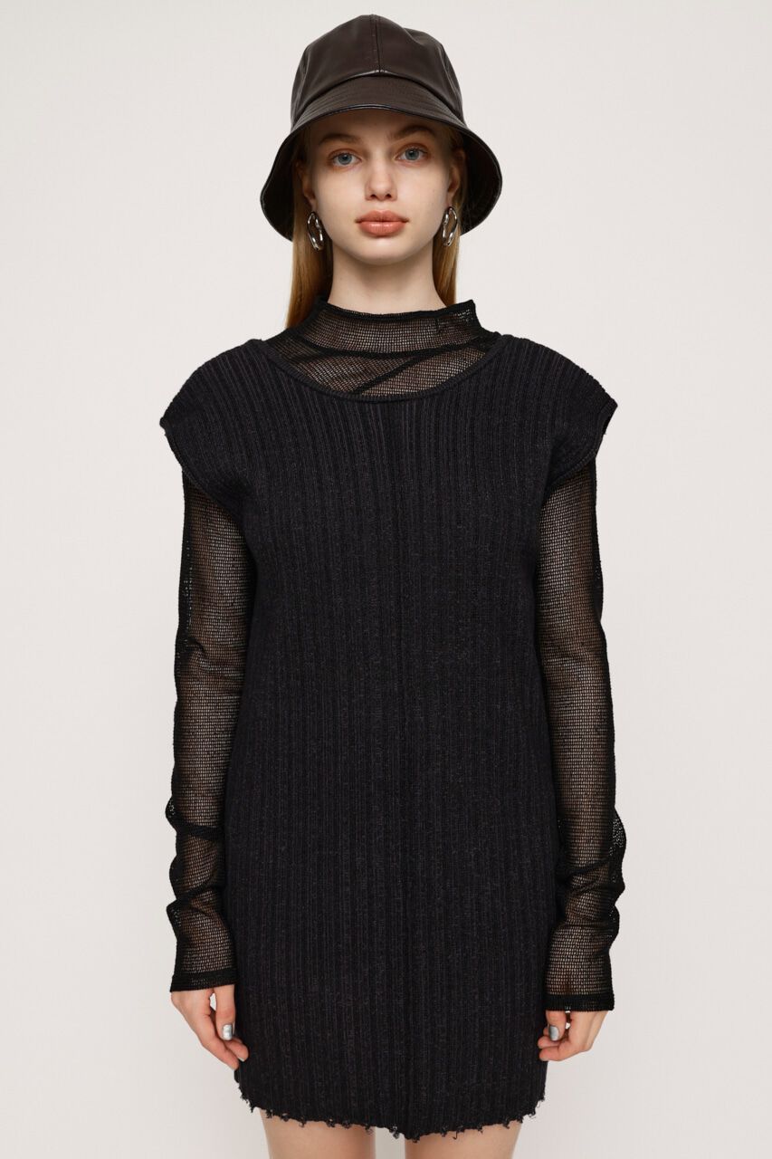 SLY「DAMAGE HEM 2WAY ショートワンピース」|ワンピース|