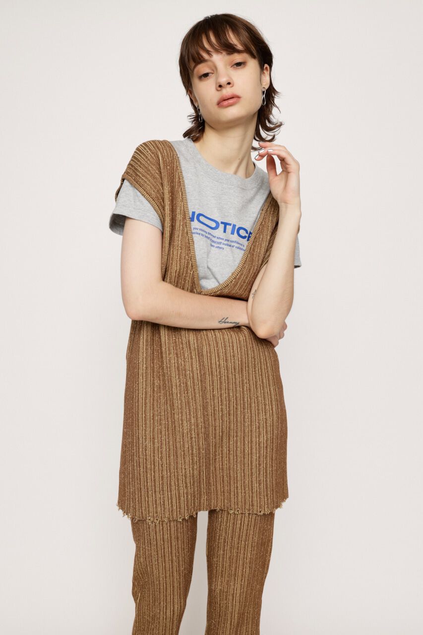 SLY「DAMAGE HEM 2WAY ショートワンピース」|ワンピース|