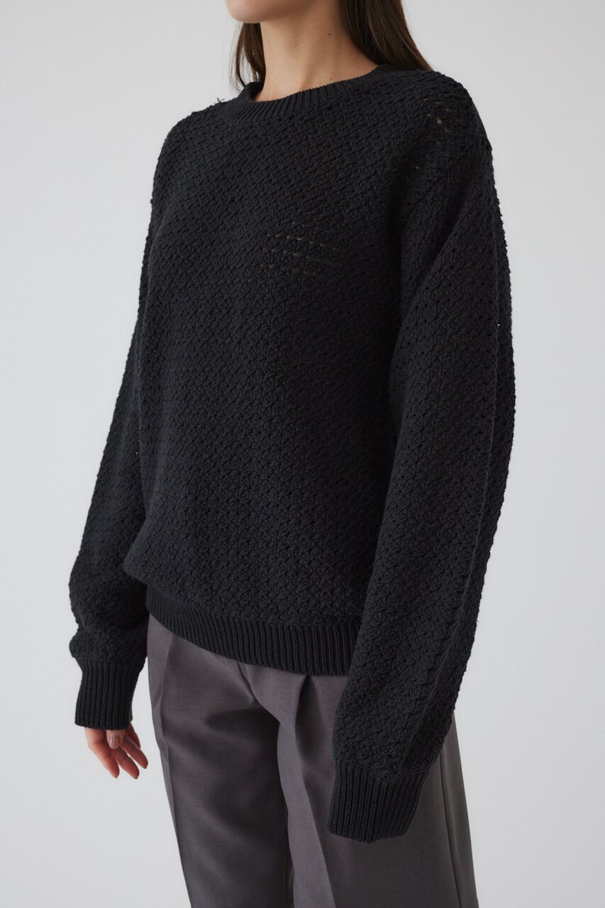 RIM.ARK 「Pattern knitting cotton knit」|ニット・セーター|