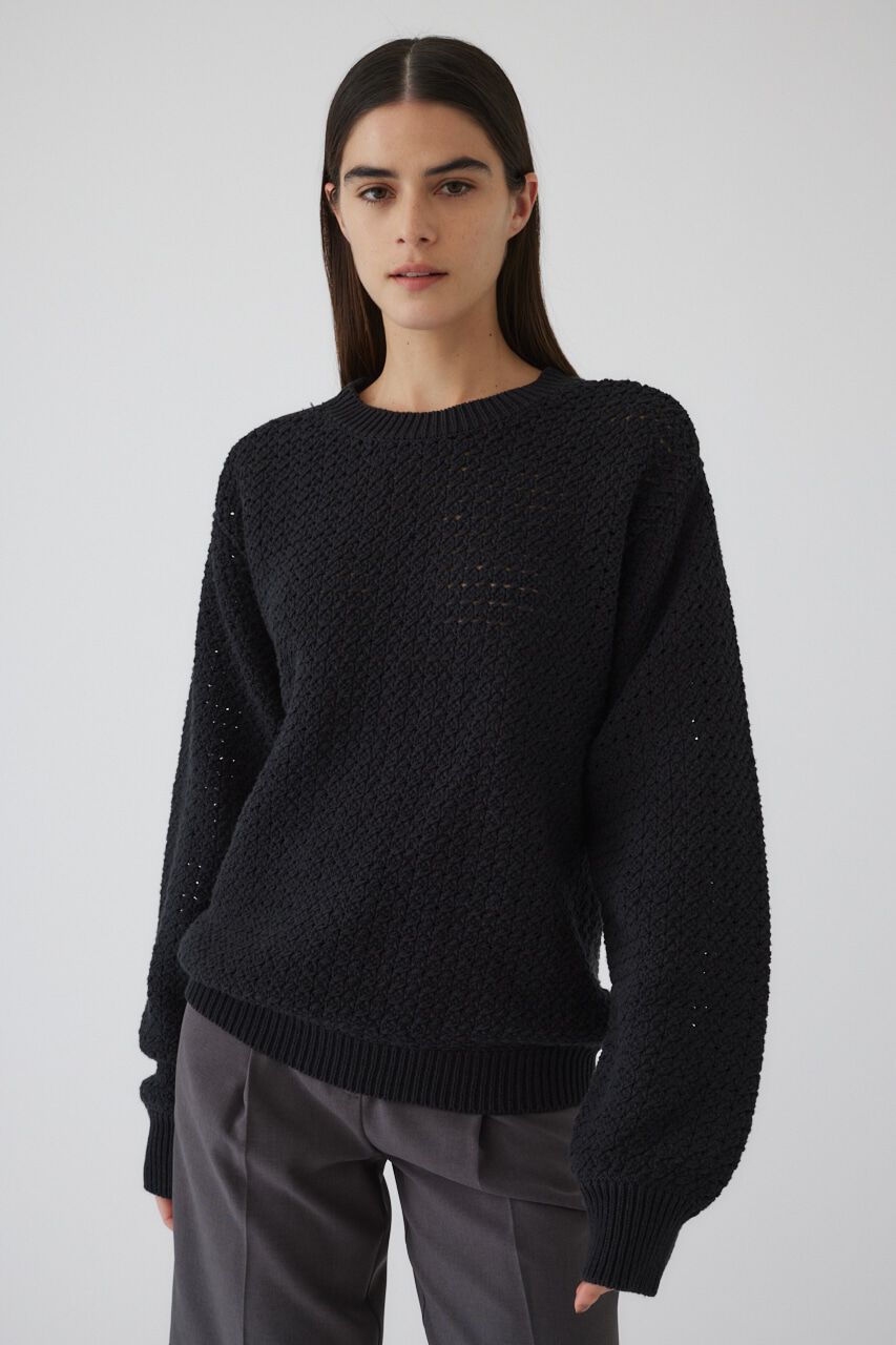 RIM.ARK 「Pattern knitting cotton knit」|ニット・セーター|