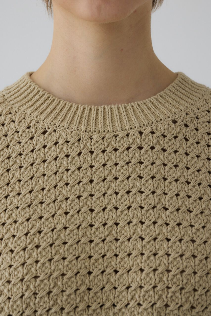 RIM.ARK 「Pattern knitting cotton knit」|ニット・セーター|