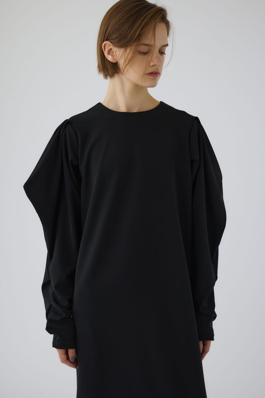 RIM.ARK 「Drape sleeve cut dress」|ワンピース|
