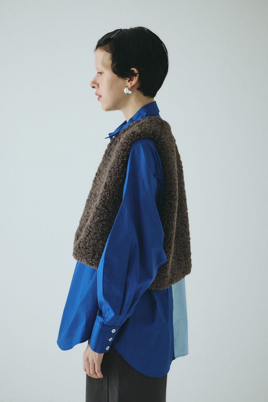 HeRIN.CYE「Fur like vest」|ダウンベスト・ベスト|