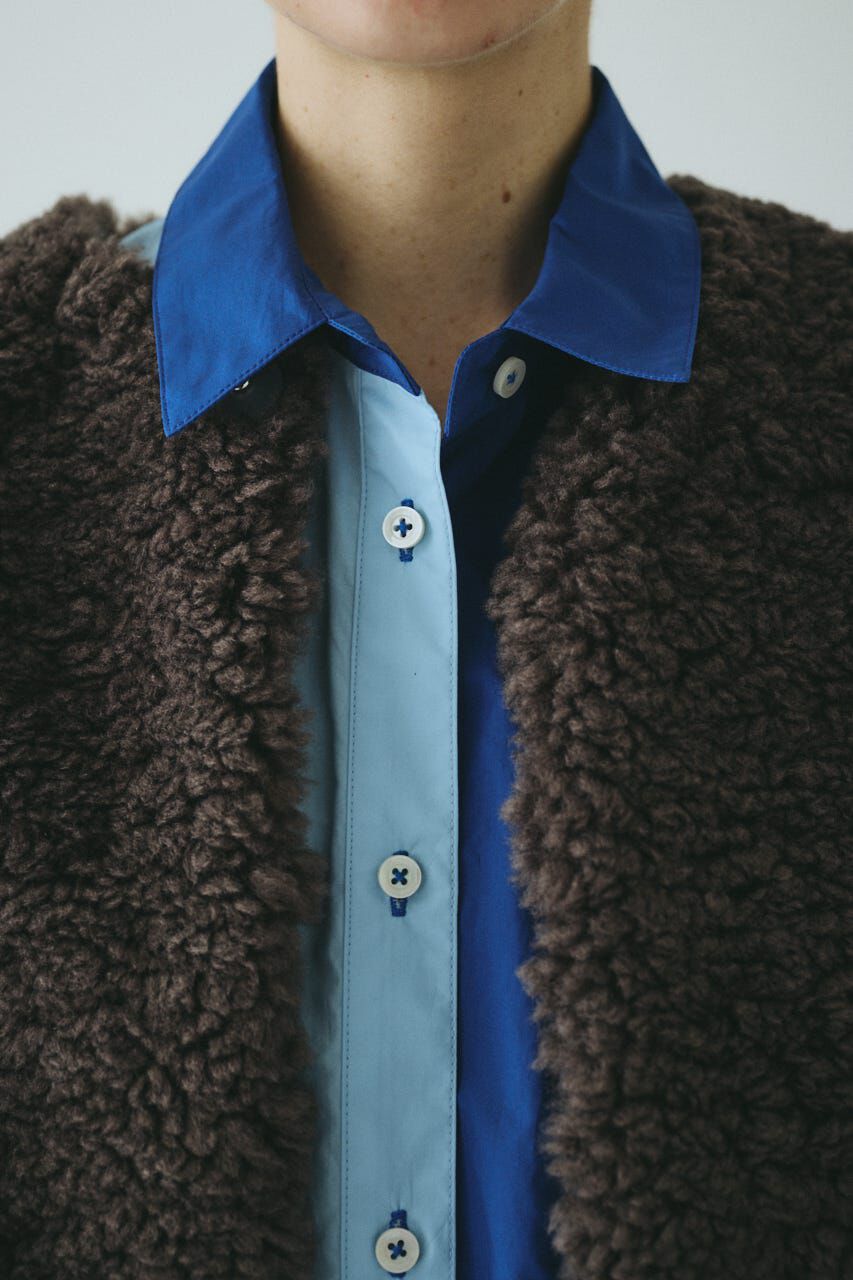 HeRIN.CYE「Fur like vest」|ダウンベスト・ベスト|