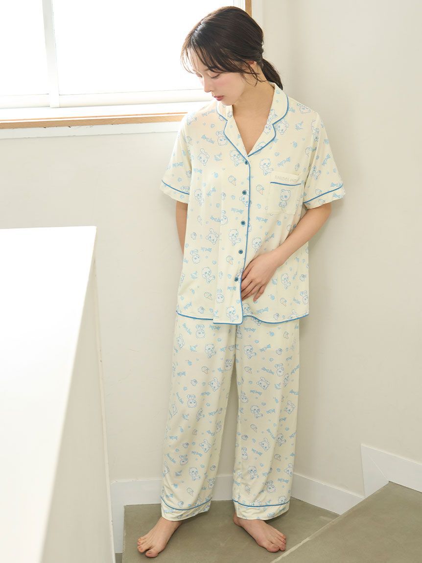 SNIDEL HOME「【icy baby】【接触冷感】総柄ロングパンツ」|ルームウェア|