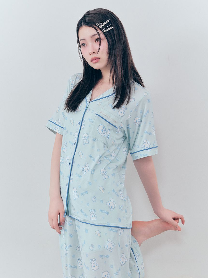 SNIDEL HOME「【icy baby】【接触冷感】総柄ロングパンツ」|ルームウェア|