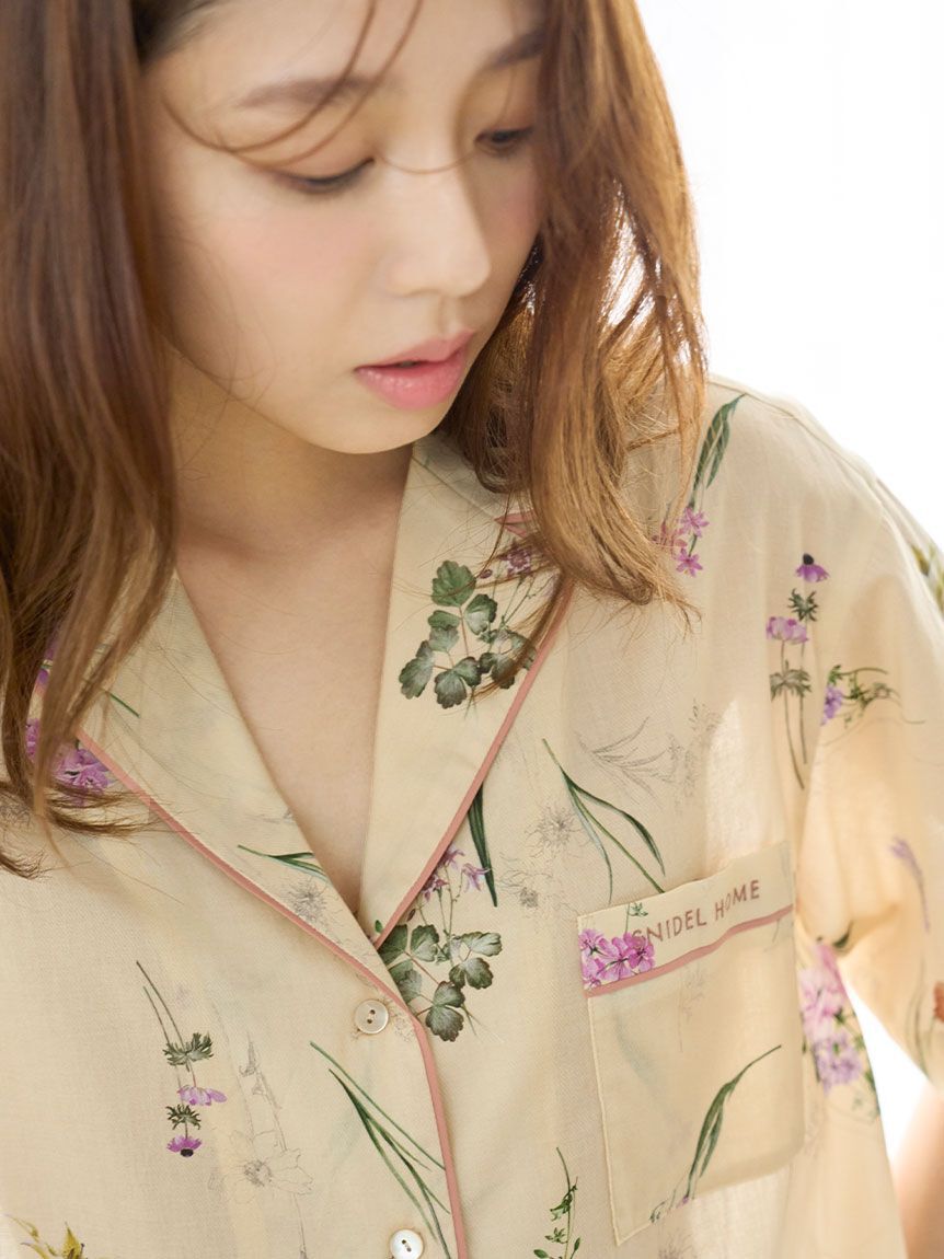 SNIDEL HOME「【Healing Light】開襟シャツ」|ルームウェア|