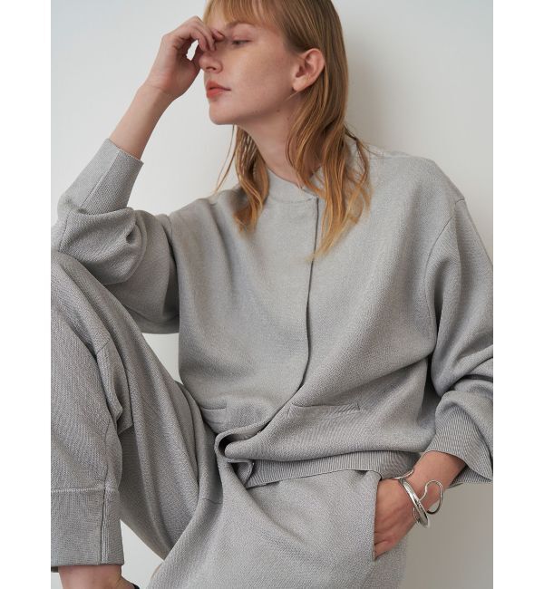 ELENDEEK「METAL YARN KN BLOUSON」|ブルゾン・スタジャン|