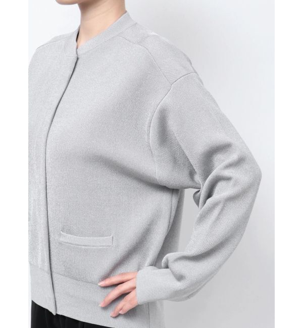 ELENDEEK「METAL YARN KN BLOUSON」|ブルゾン・スタジャン|