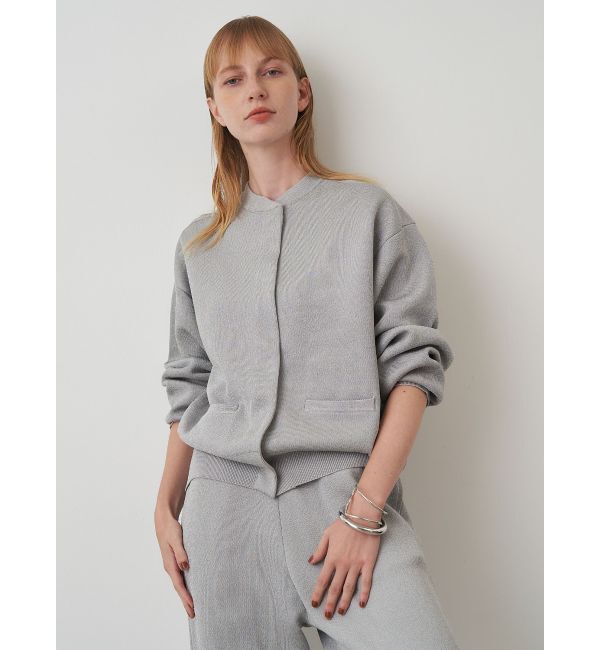 ELENDEEK「METAL YARN KN BLOUSON」|ブルゾン・スタジャン|