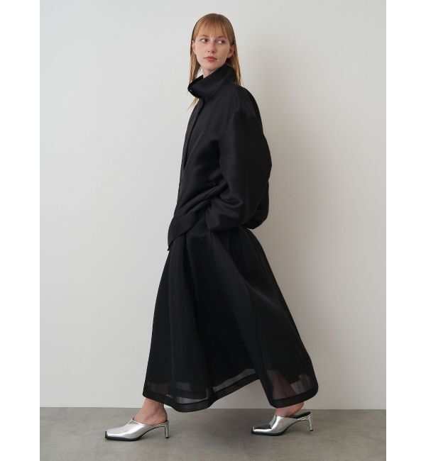 ELENDEEK「MESH BONDING FLARED SK」|スカート|