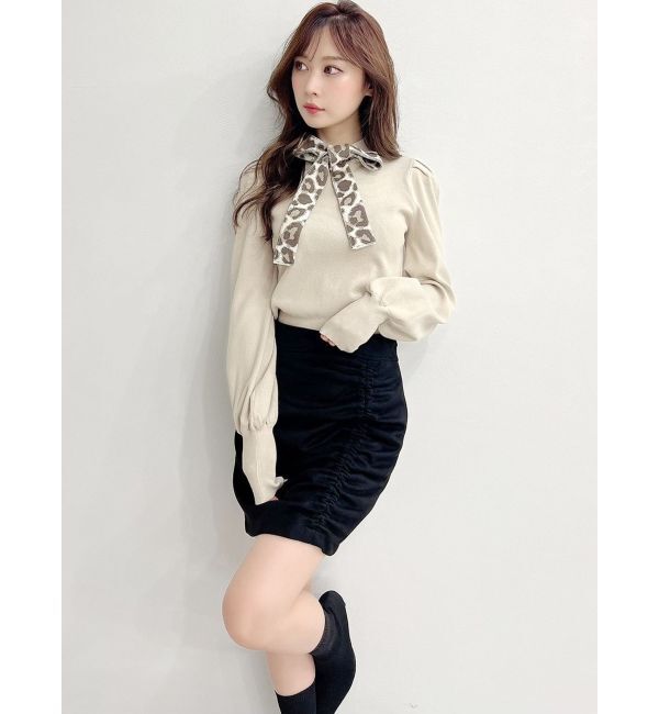 RESEXXY「ギャザーポイントミニスカート」|スカート|