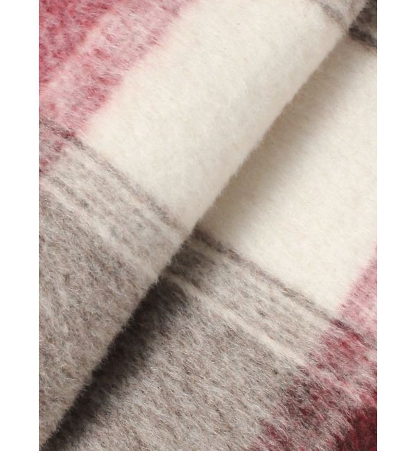 RESEXXY「ミディレングスシャギーチェックコート」|その他|