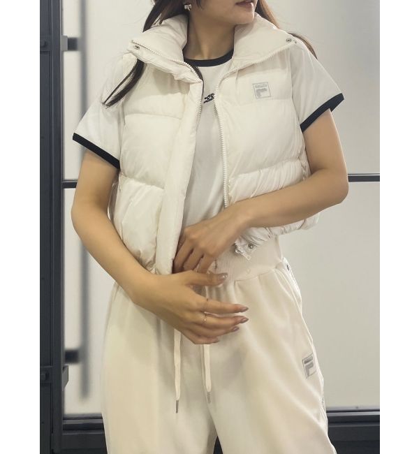 dazzlin「【FILA&times;dazzlin】スタンドダウンライクベスト」|ベスト・ジレ|