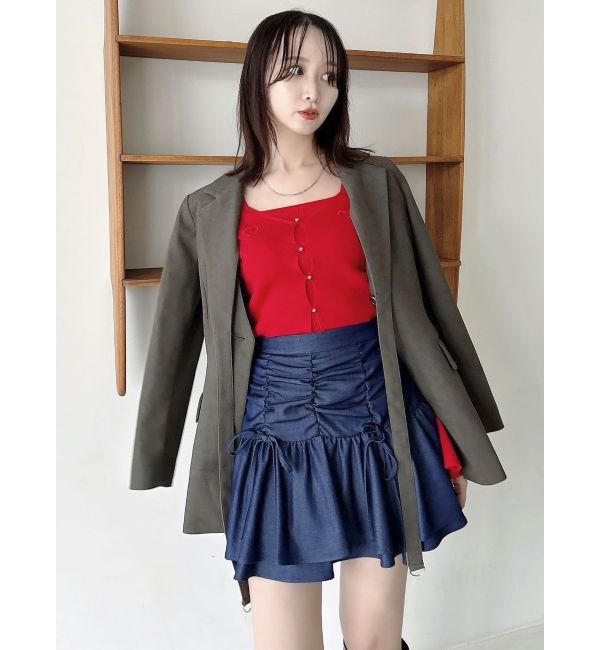 dazzlin「2ピースティアードミニスカート」|スカート|