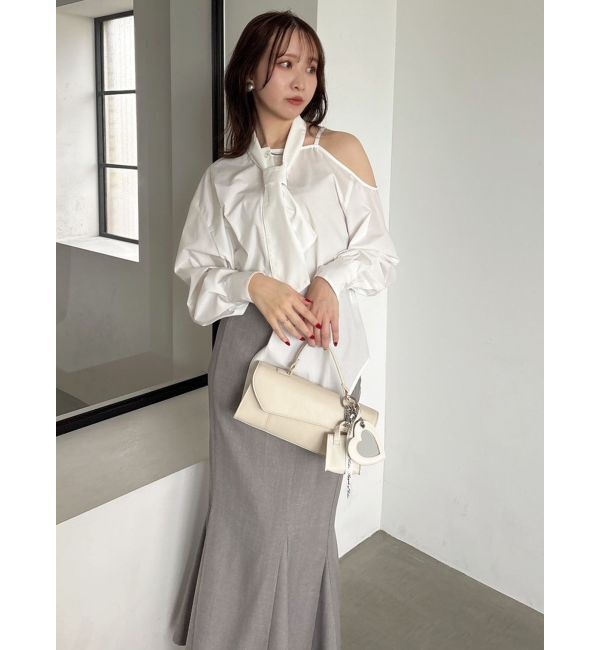 dazzlin「ネックタイシャツ」|シャツ・ブラウス|