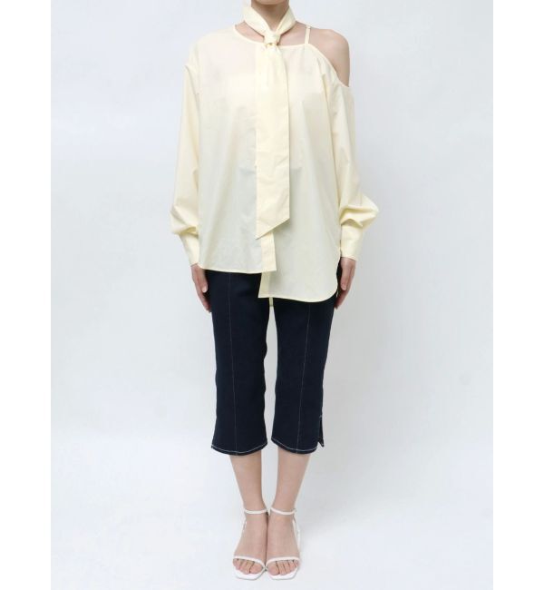 dazzlin「ネックタイシャツ」|シャツ・ブラウス|