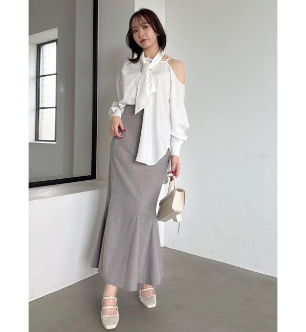 dazzlin「ネックタイシャツ」|シャツ・ブラウス|