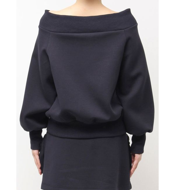 dazzlin「ワイドスクエアネックスウェット」|Tシャツ・カットソー|