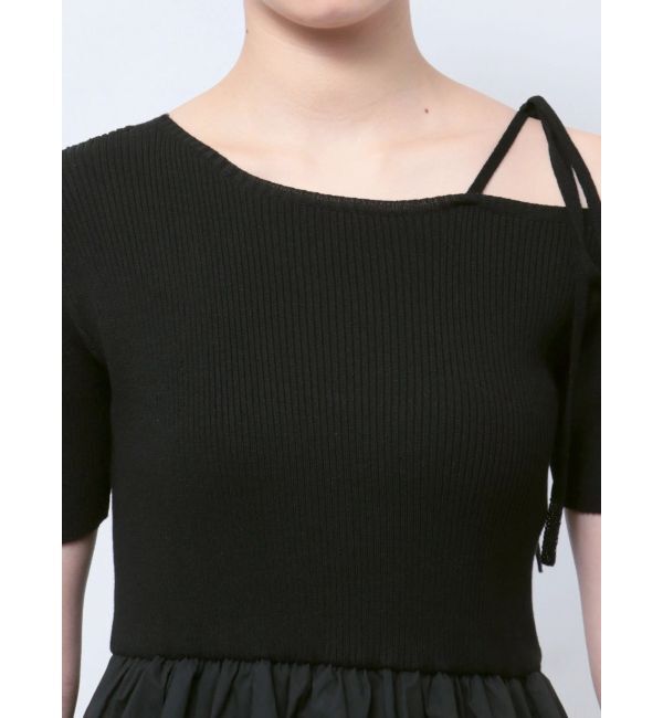 dazzlin「ニットドッキングバルーンワンピース」|ワンピース|