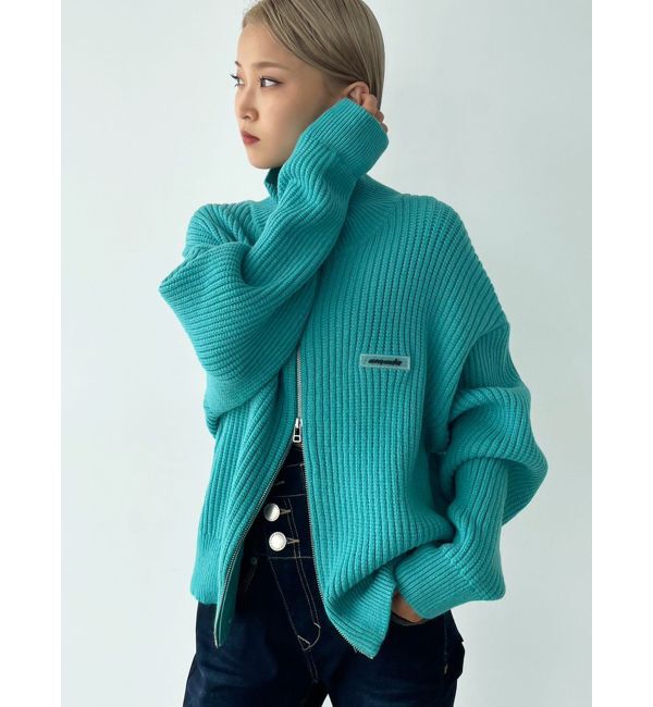 EMODA「ルーズハイネックリブニット」|ニット・セーター|