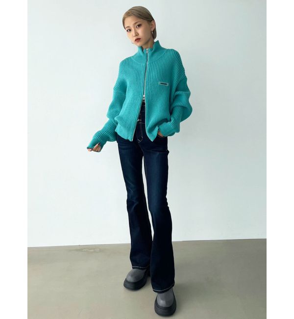 EMODA「ルーズハイネックリブニット」|ニット・セーター|