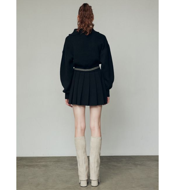 EMODA「チューズプリーツニットミニスカート」|スカート|