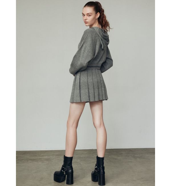 EMODA「チューズプリーツニットミニスカート」|スカート|