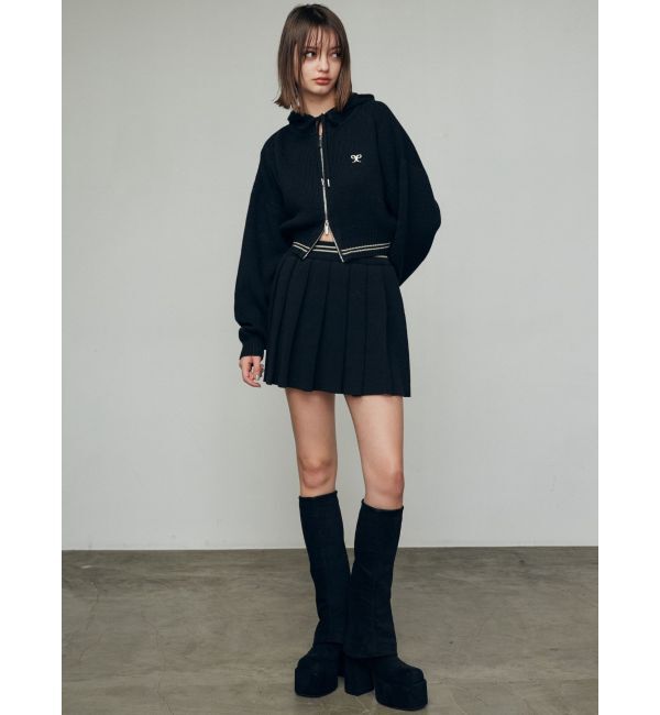 EMODA「チューズプリーツニットミニスカート」|スカート|