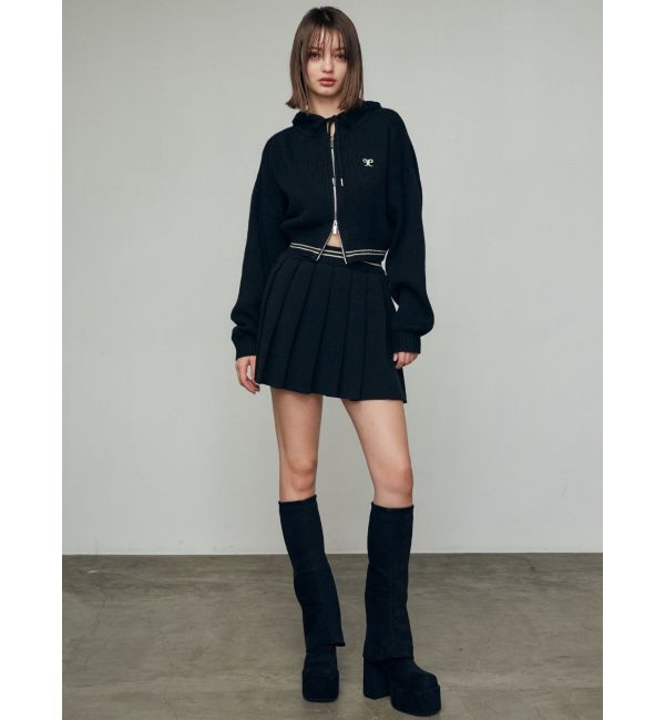 EMODA「チューズプリーツニットミニスカート」|スカート|