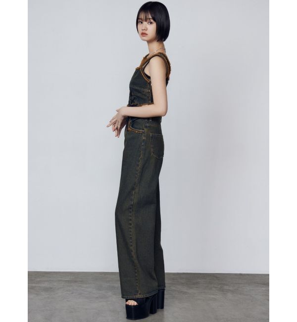 EMODA「カーブレースアップデニムビスチェ」|タンクトップ|