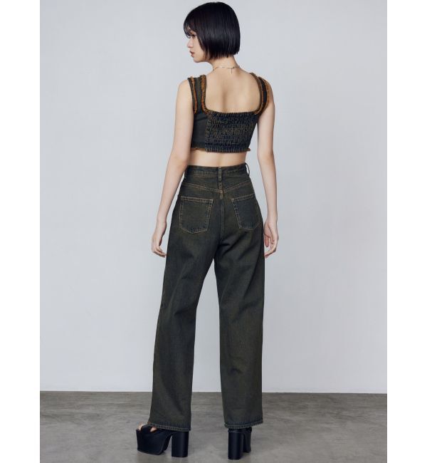 EMODA「カーブレースアップデニムビスチェ」|タンクトップ|