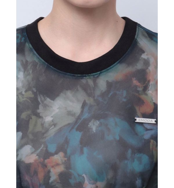 EMODA「シアーボリュームスリーブトップ」|Tシャツ・カットソー|