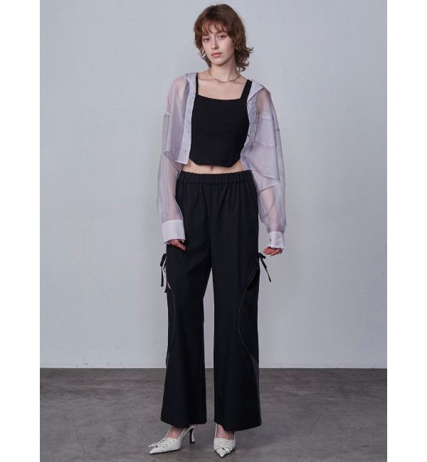 EMODA「レースアップリボンパンプス」|パンプス|