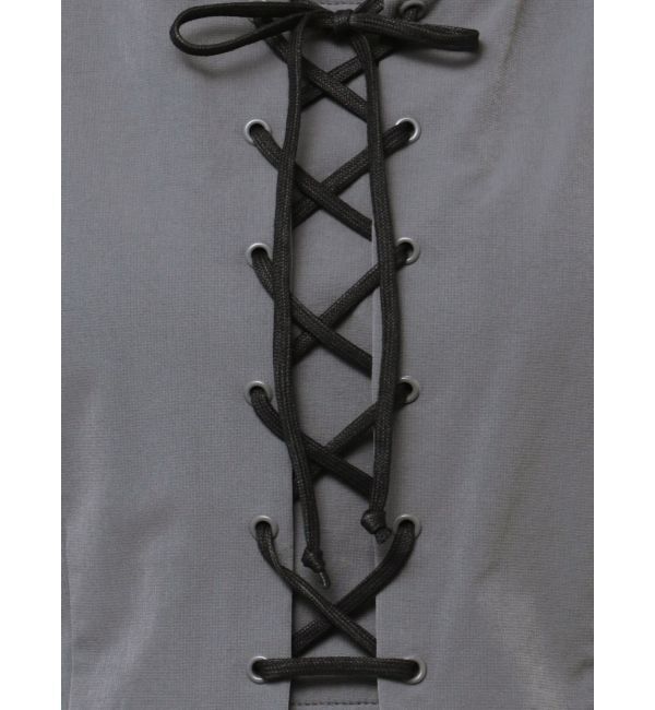 EMODA「レースアップナイロントップス」|Tシャツ・カットソー|