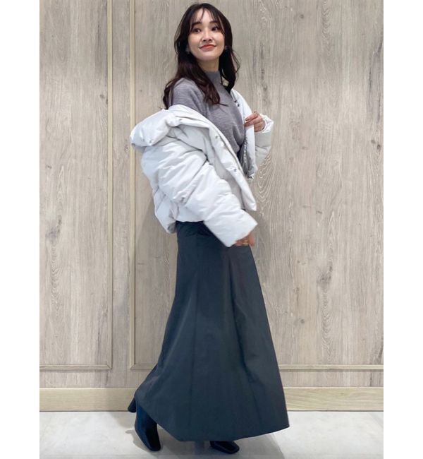 MERCURYDUO「ボトルネックミニシャギーロングスリーブニット」|ニット・セーター|