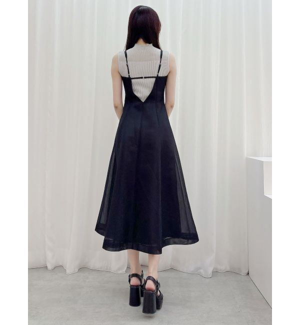 MERCURYDUO「シアーボンディングキャミワンピース」|ワンピース|