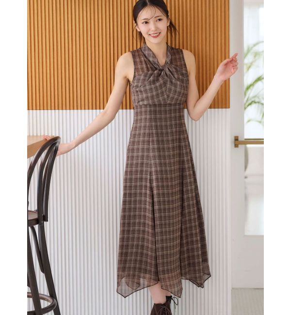 MERCURYDUO「ツイストネックワンピース」|ワンピース|