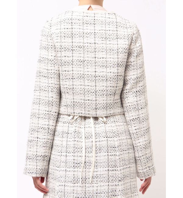 MERCURYDUO「オリジナルツイードノーカラージャケット」|ノーカラージャケット|