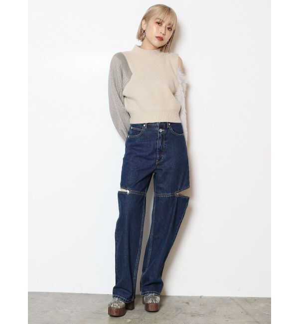 MURUA「ウエスタンステッチミドルブーツ」|ショートブーツ|