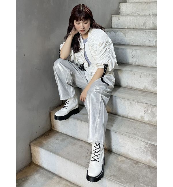 MURUA「レースアップショートブーツ」|ショートブーツ|