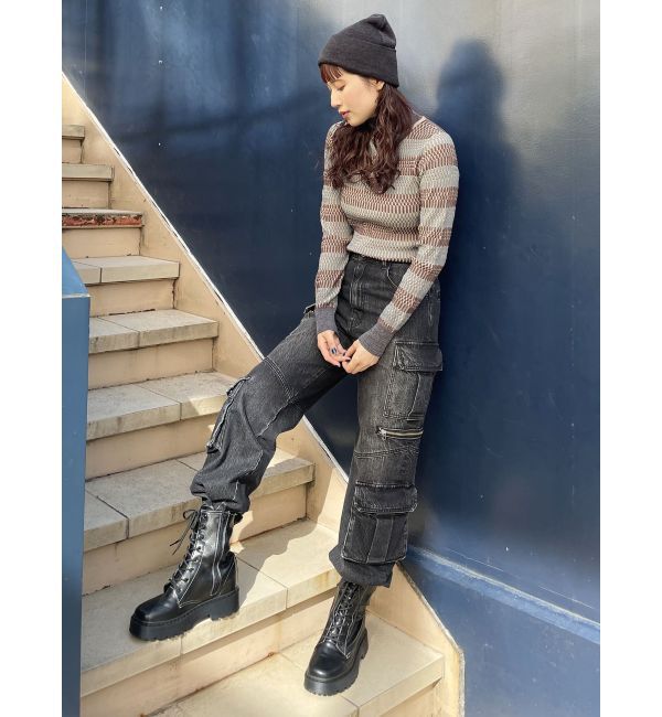 MURUA「レースアップショートブーツ」|ショートブーツ|